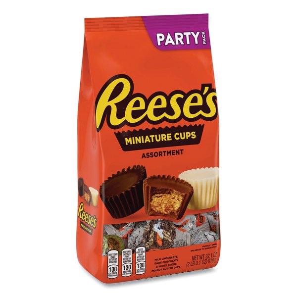 Reeses Party Pack Miniatures Assortment, 32.1 oz Bag 43165